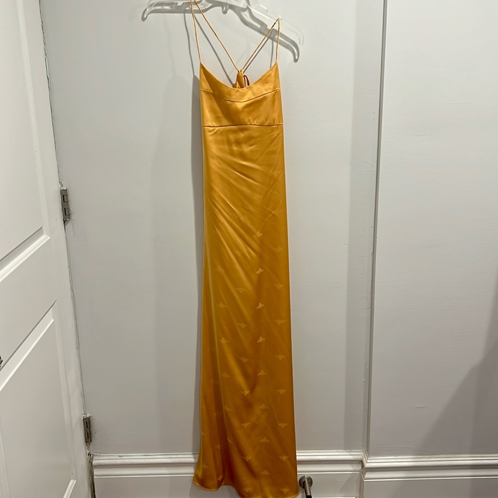 Alina Liu Gold Bumble Dress